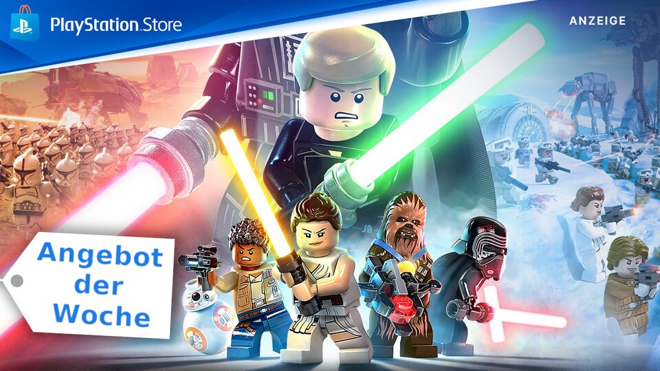 Lego Star Wars: Die Skywalker Saga ist das neue Angebot der Woche für PS4 + PS5 im PlayStation Store.