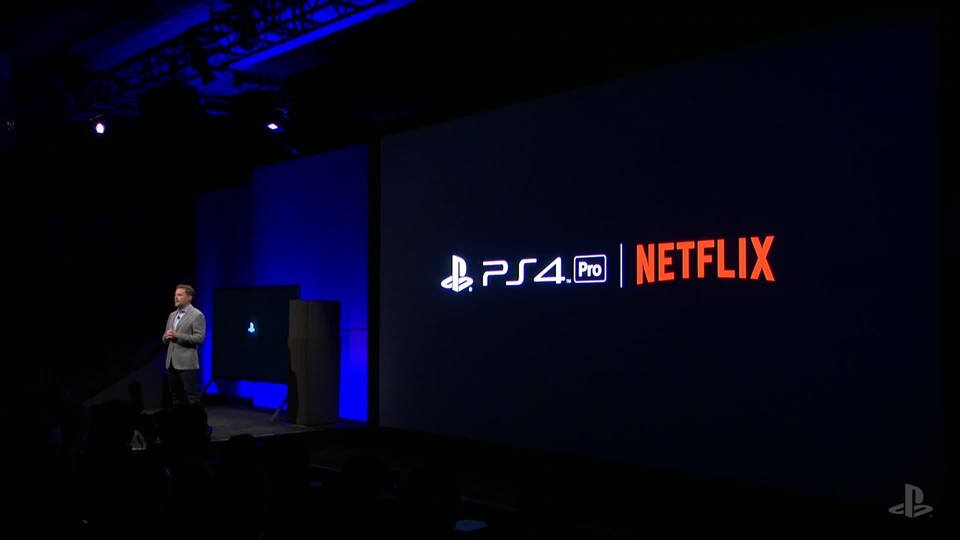Auf dem PlayStation Meeting in New York hat Andrew House neue 4K-Streaming-Apps von Netflix und Youtube angekündigt, die zum Launch der PS4 Pro am 10. November verfügbar sein sollen.