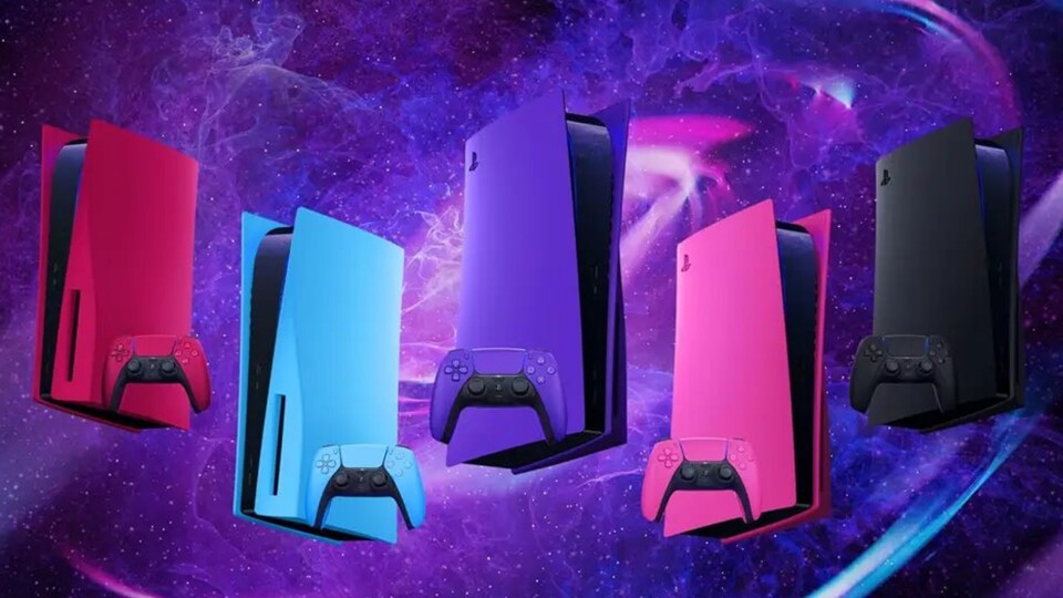 Die PS5 erstrahlt bald auf Wunsch in fünf weiteren Farben.