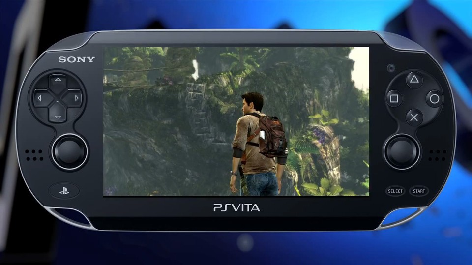 Uncharted: Golden Abyss auf der PS Vita.