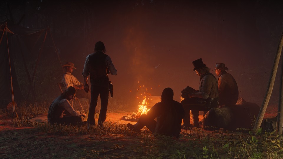 Das Lager der Outlaws wird im Lauf der Geschichte mehrmals seinen Standort wechseln.