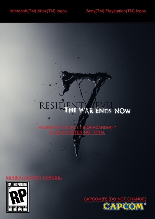 Das angebliche Promo-Poster von Resident Evil 7.