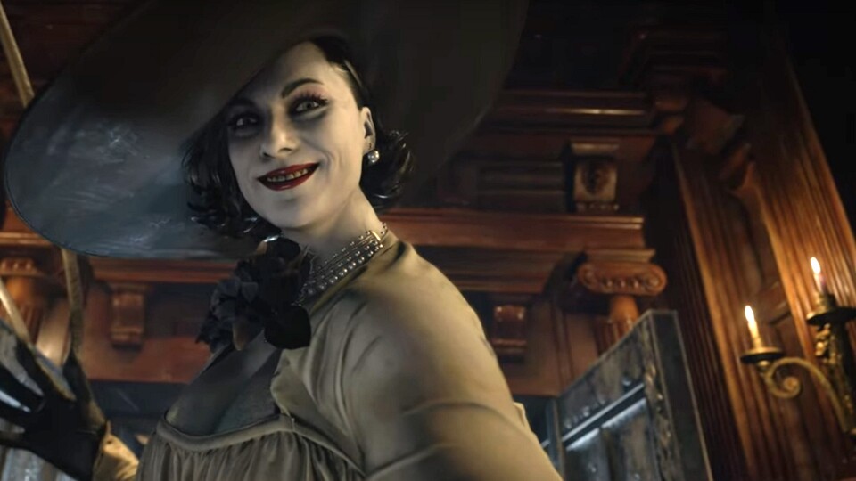 Mit Resident Evil 8: Village können wir in VR endlich erleben, wie groß Lady Dimitrescu wirklich ist.