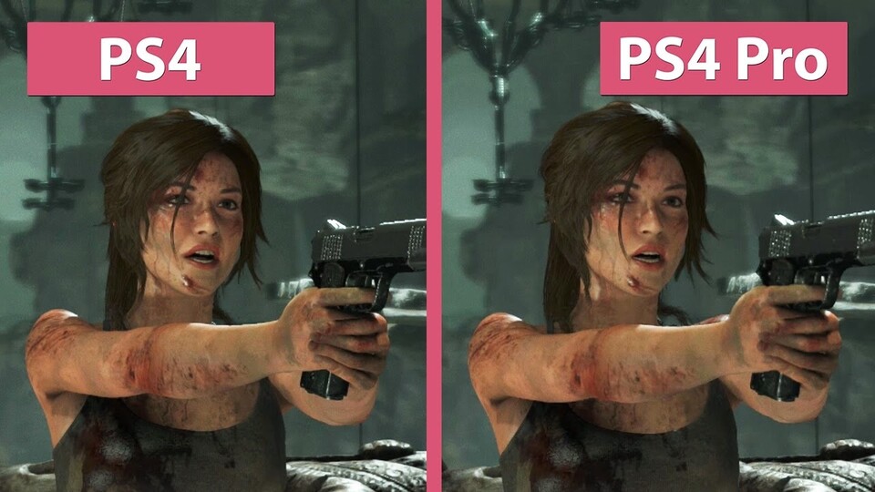 Rise of the Tomb Raider - PS4 gegen PS4 Pro im 1080p Modus mit verbesserter Grafik