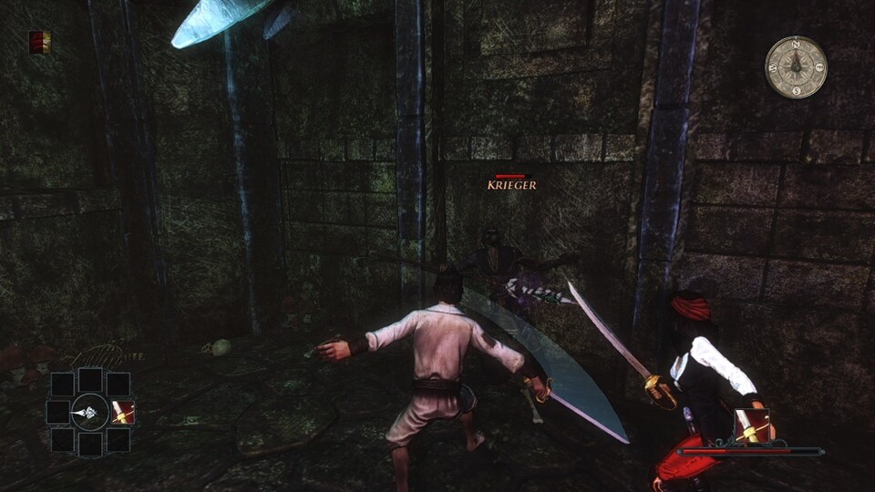 Grabwächter und Krieger sind harte Gegner. (Xbox 360)