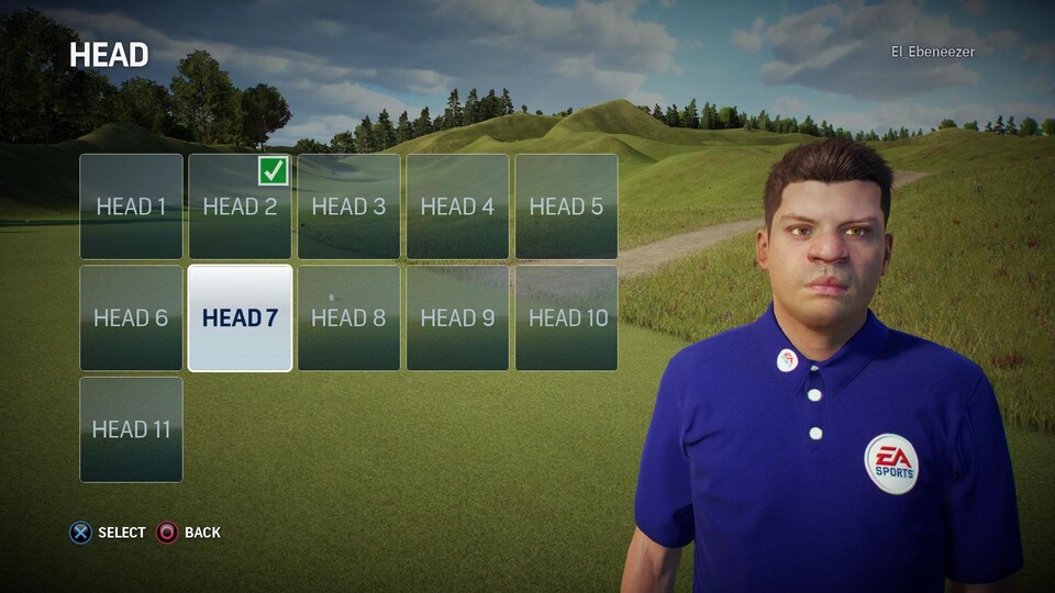 Dieser Golfer gefällt euch nicht? Pech, denn die anderen sehen auch nicht viel besser aus. Der Editor in PGA Tour ist ein schlechter Witz.