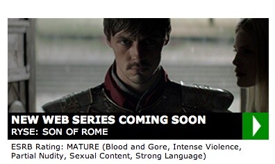Laut dieser Anzeige soll »demnächst« eine Webserie zu Ryse: Son of Rome anlaufen.