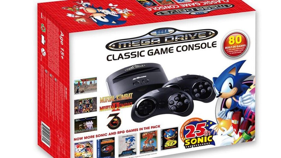 Sega Mega Drive Classic Game Console - Kleine Mogelpackung