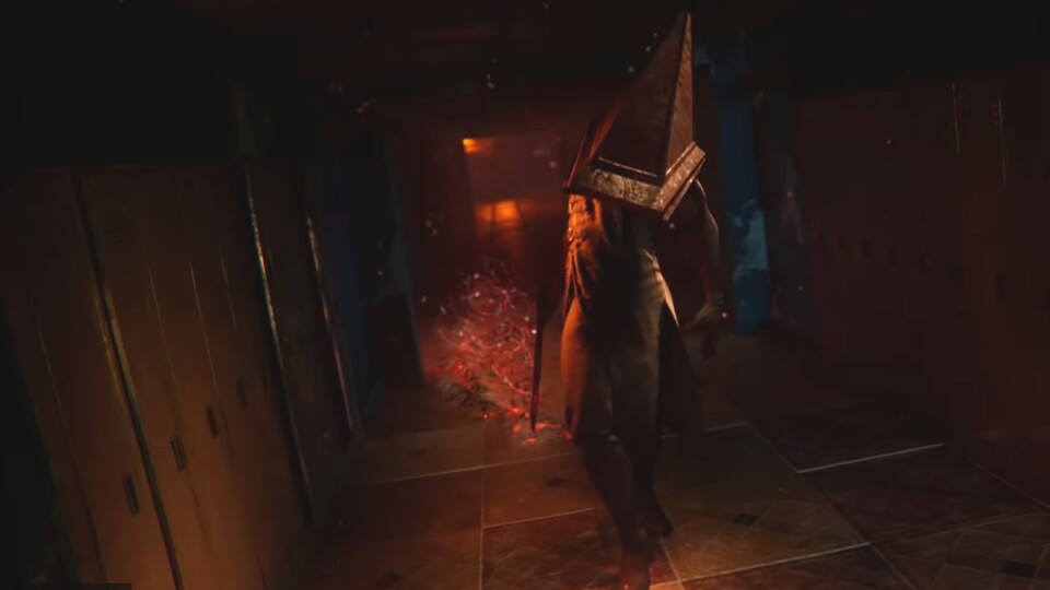So sieht der Silent Hill-Fiesling Pyramid Head in Dead by Daylight aus.