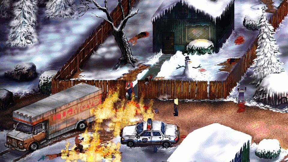 Fast schon wieder herzig: Für das erste Spiel der Serie erscheint 1997 ein Weihnachts-Patch mit entsprechend winterlichen Inhalten.