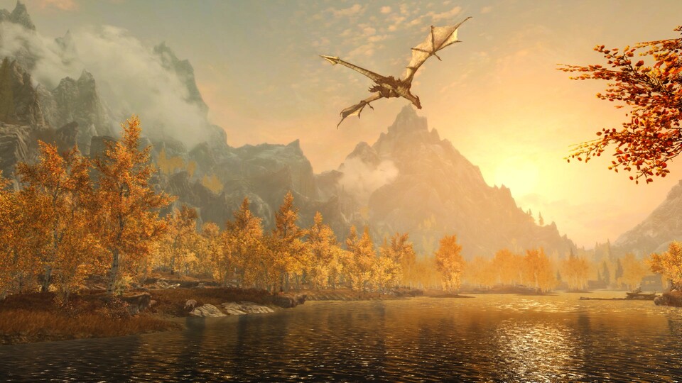 Skyrim - ein gigantisches Open World-Abenteuer voller Geschichten. 