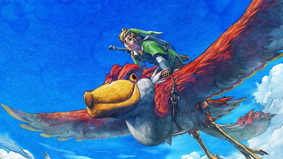 Link beherrscht in Skyward Sword unglaubliche Bogenkünste.