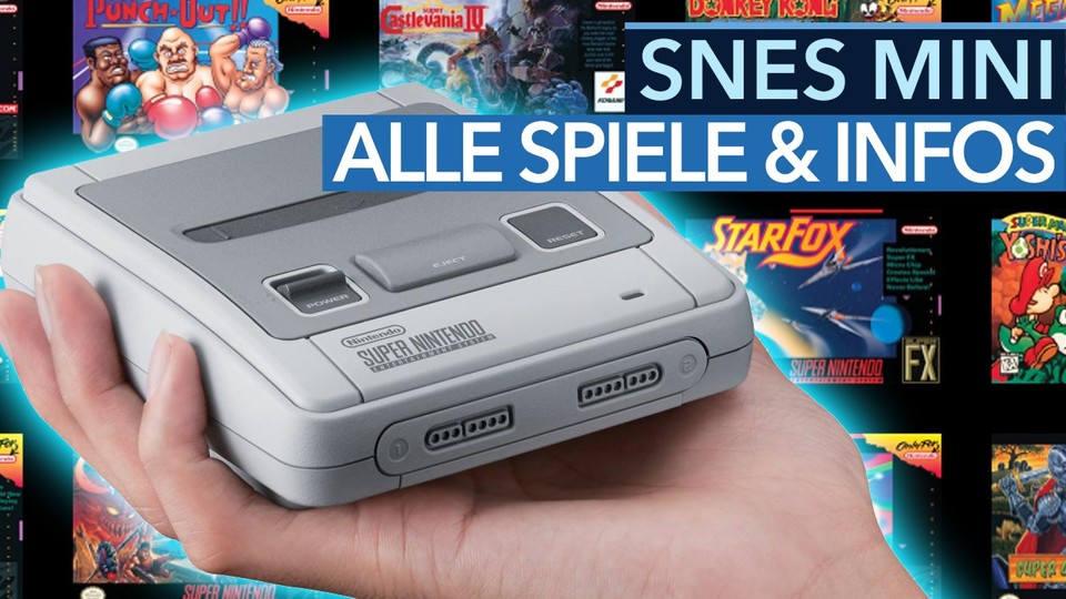 SNES Mini - Video: Alle Spiele + Infos zum Nintendo Classic Mini Super NES