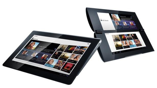 Sonys Tablet S (links im Bild) wird billiger