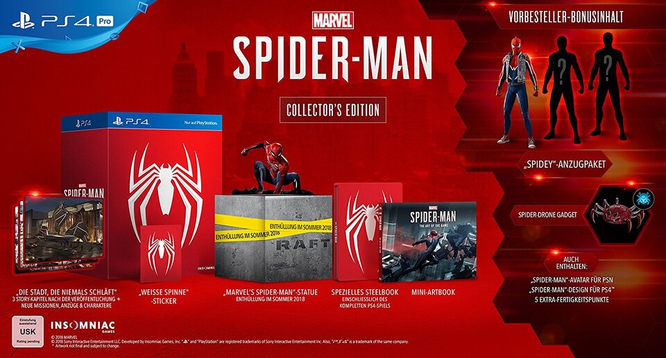 Die Spider-Man Collector's Edition könnt ihr jetzt vorbestellen.
