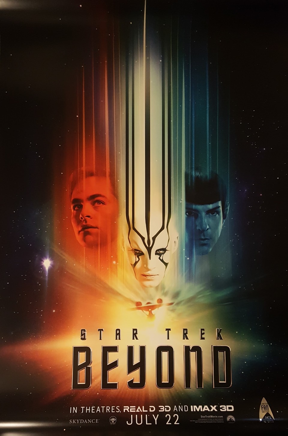 Neues Poster zu Star Trek Beyond im Stil des ersten Star-Trek-Films.