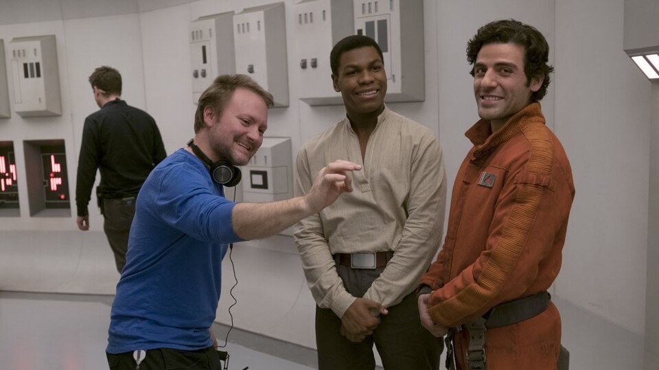 Star Wars: Episode 8-Regisseur Rian Johnson (links) macht eine komplett neue Star Wars-Trilogie.