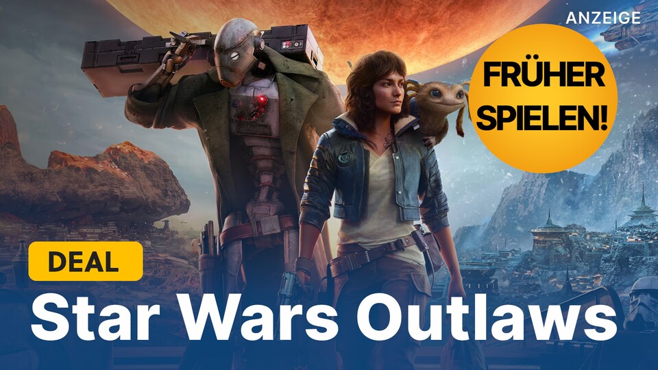Das Open-World-Spiel Star Wars Outlaws könnt ihr jetzt für PS5, Xbox und PC vorbestellen, auch in der Gold und der Ultimate Edition.