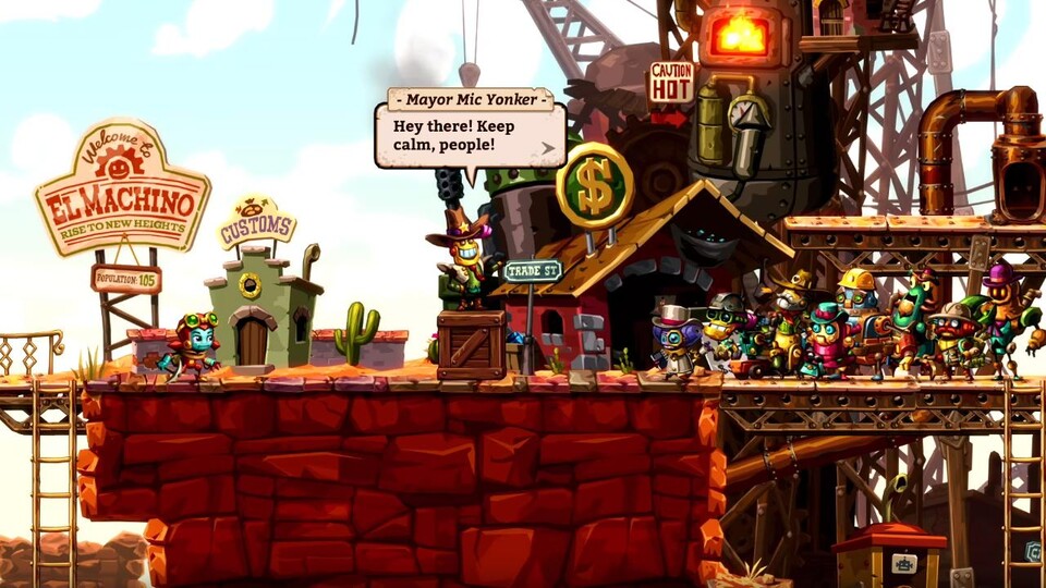 Steamworld Dig 2 - Gameplay-Video verrät Release-Termin für Nintendo Switch-Version