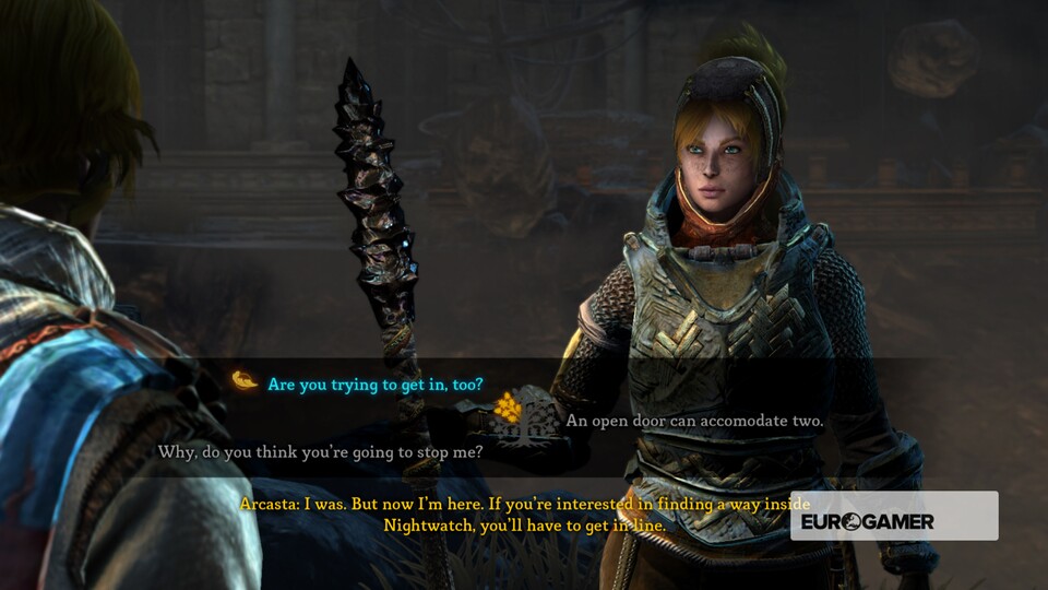 In Stormlands hätte es auch eine umfangreiche Geschichte mit vielen Charakteren und Dialogen gegeben. Quelle: Eurogamer.net.