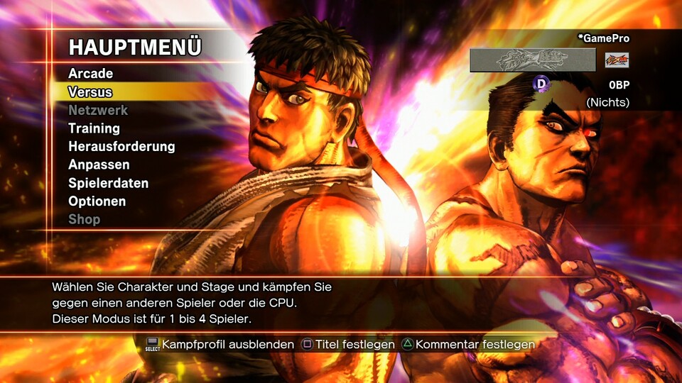 Die Vita-Version von Street Fighter X Tekken bietet eine Crossplattform-Funktion.