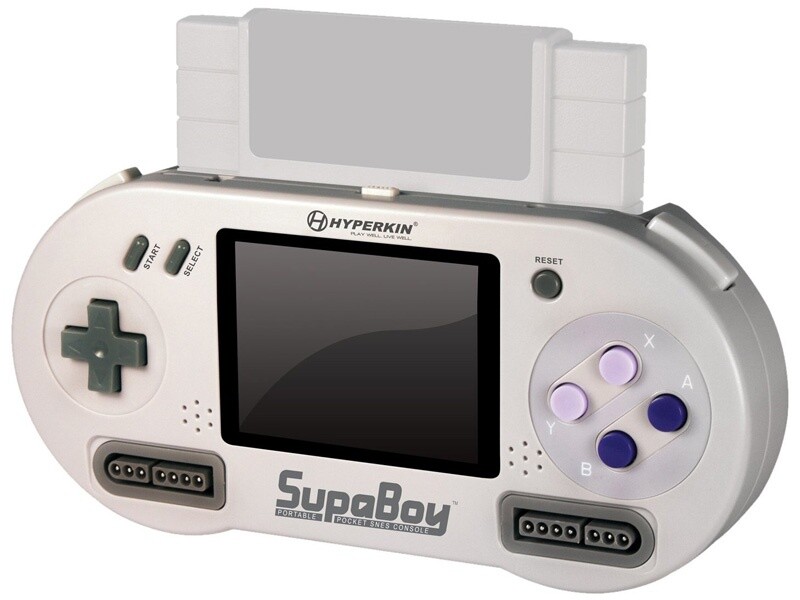 Der Supaboy kann herkömmliche SNES-Module abspielen.