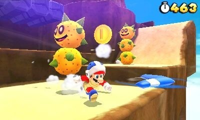 Der Bumerang-Anzug feiert in Super Mario 3D Land sein Debüt. 