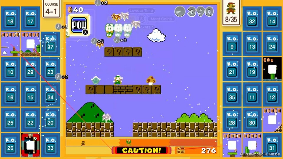 Super Mario Bros. 35 war ein kurzzeitig verfügbares Battle Royale mit dem berühmten Klempner.