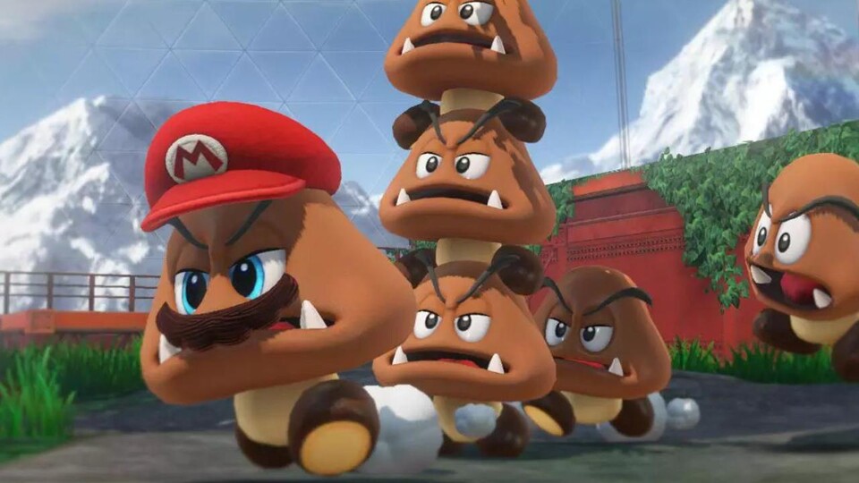 Gumbas sind in Super Mario Odyssey zum Stapeln da!