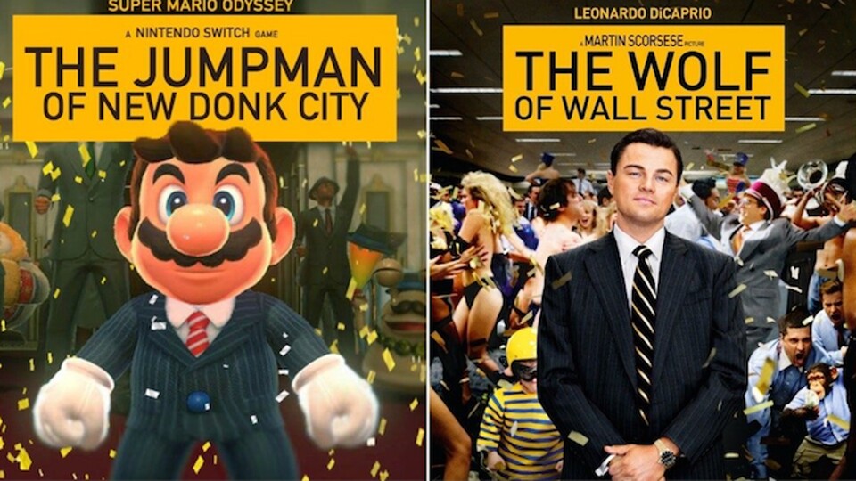 Das passiert, wenn Super Mario Odyssey und The Wolf of Wall Street kombiniert werden.