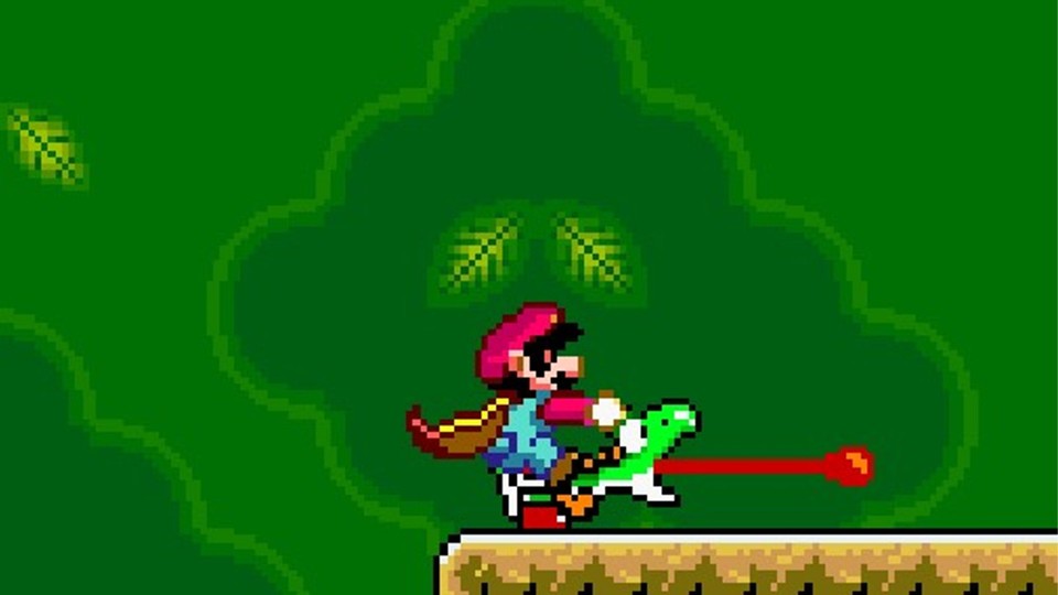 Auf dem SNES zockte Samara beispielsweise Super Mario World und Aladdin.