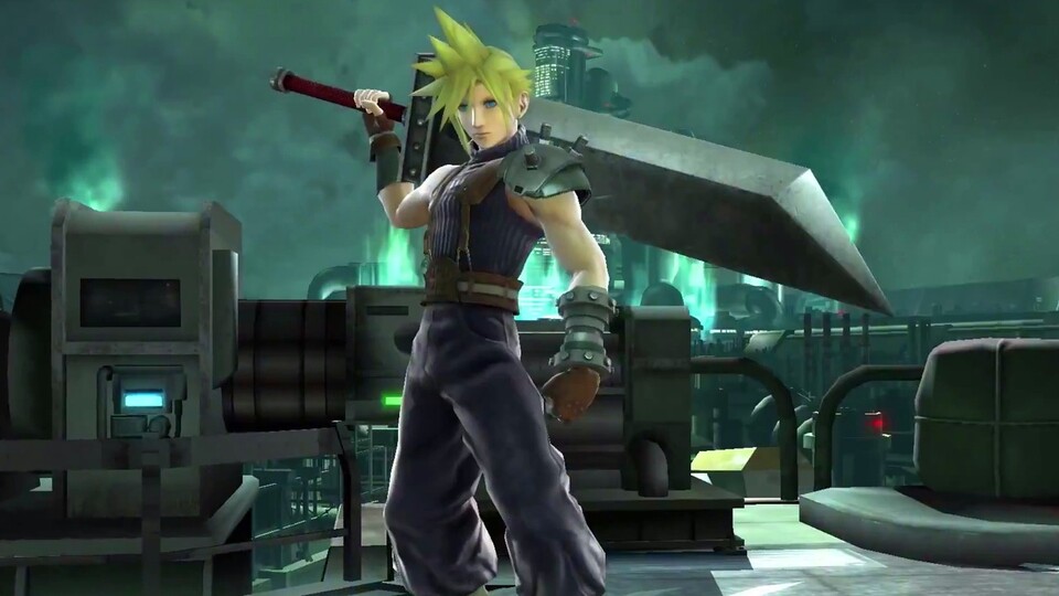 Super Smash Bros. - Gameplay-Trailer kündigt Cloud aus Final Fantasy 7 an