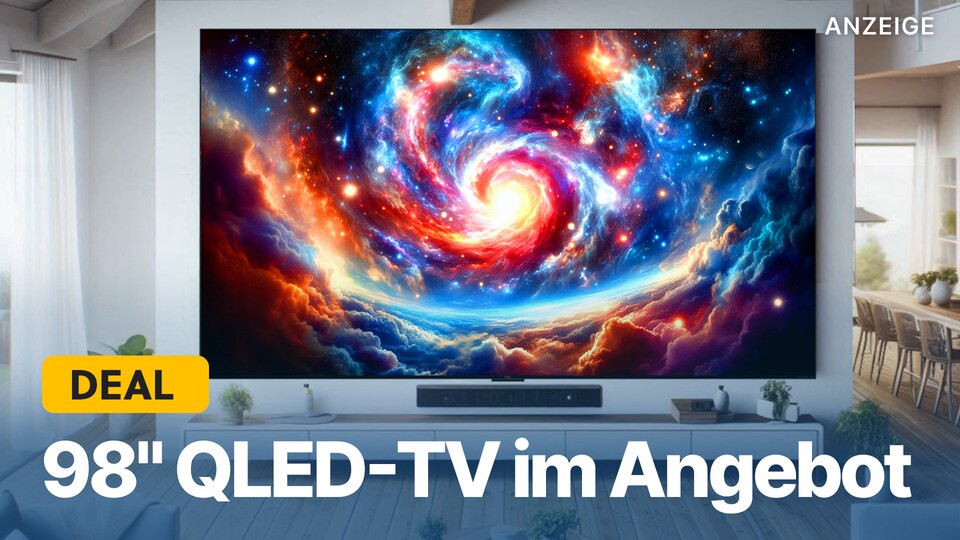 Wenn ihr nach einem riesigen 4K-Fernseher mit Top-Bildqualität sucht, solltet ihr dieses Amazon-Angebot nicht verpassen.