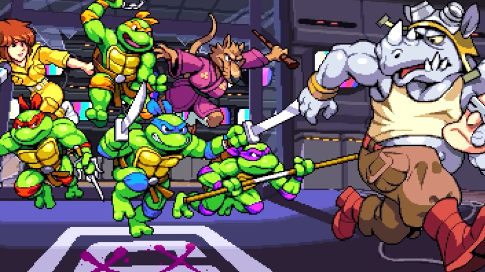 Teenage Mutant Ninja Turtles: Shredder’s Revenge - Gameplay aus dem bunten Pixelprügler