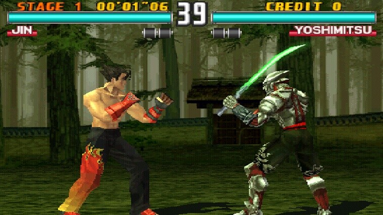 Jin und Yoshimitsu aus Tekken 3