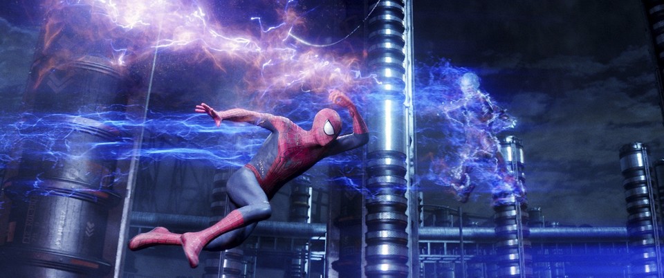 Spider-Man vs. Electro - Die Duelle sind ein visuelles Spektakel.