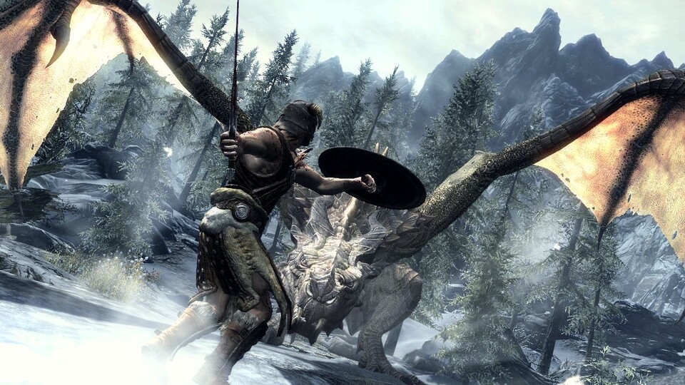 Die Drachen sind das zentrale Story- und Spielelement des fünften Elder Scrolls-Spiels Skyrim.