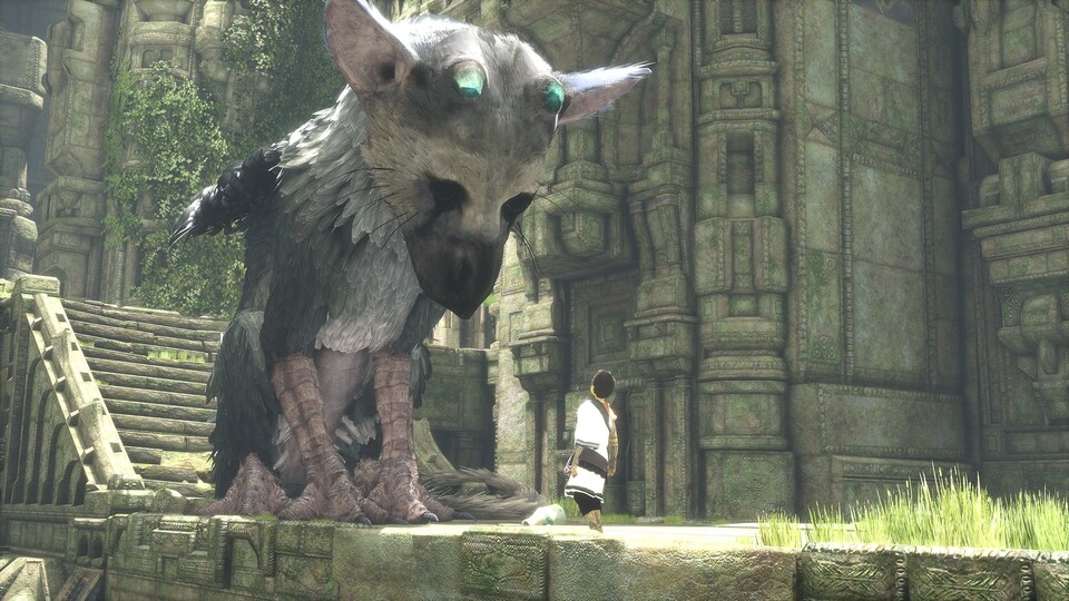 The Last Guardian lebt - aber das Vieh sieht komisch aus.