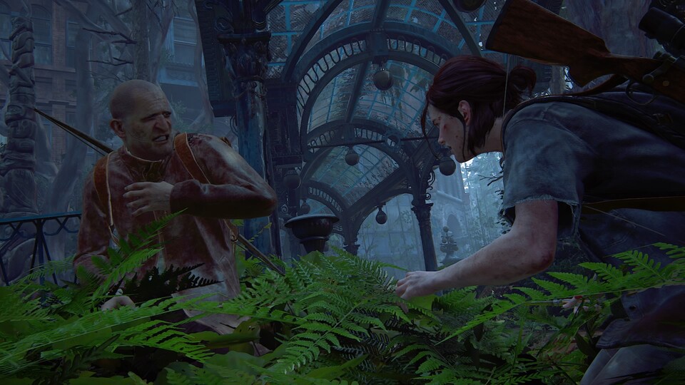 The Last of Us 2 setzt auf lebensechte Mimik - sowohl bei Ellie als auch bei Gegnern.