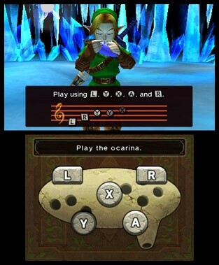 Ocarina of Time auf dem 3DS.
