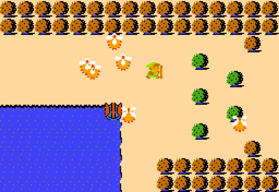 Mit einigem Aufwand ist auch im ersten Zelda eine Minus-Welt zu finden.