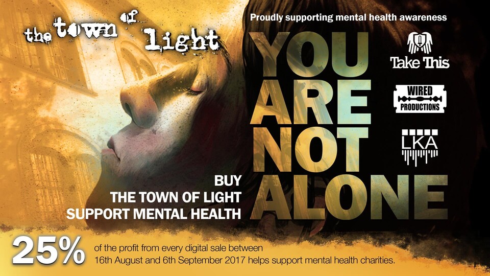 25 Prozent aller digitalen Verkäufe von The Town Of Light werden an wohltätige Organisationen gespendet.