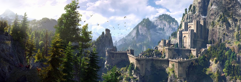 Das Tutorial spielt auf der Hexerburg Kaer Morhen. Wahrscheinlich kehrt Geralt später hierher zurück.