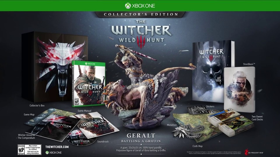 The Witcher 3: Wild Hunt - Offizielles Unboxing der Xbox-exklusiven Collectors Edition