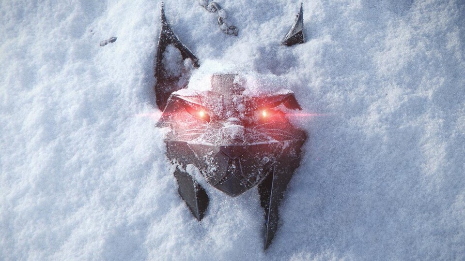 Der erste Teaser zeigt ein Witcher-Medaillon im Schnee.