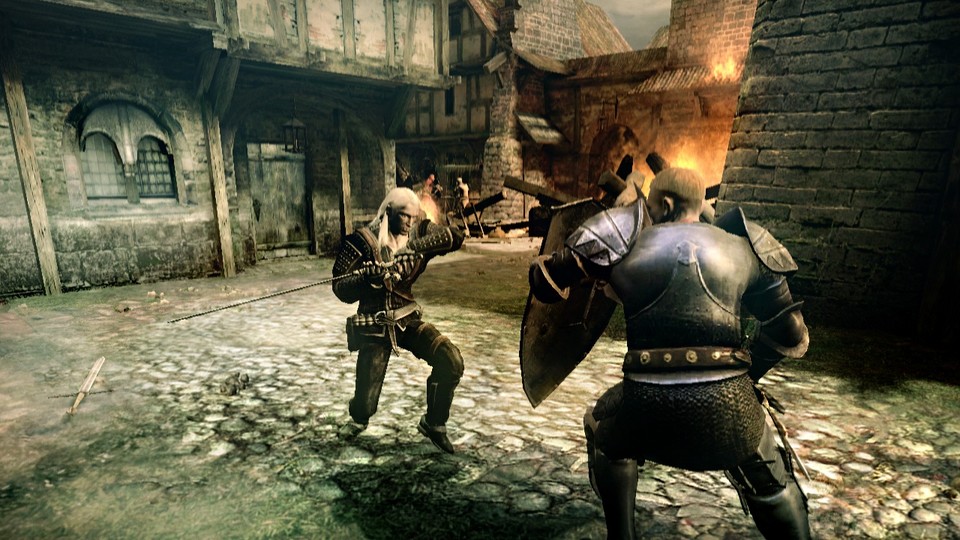 Die Ritter der Flammenrose sind Geralts Gegner – oder seine Freunde.