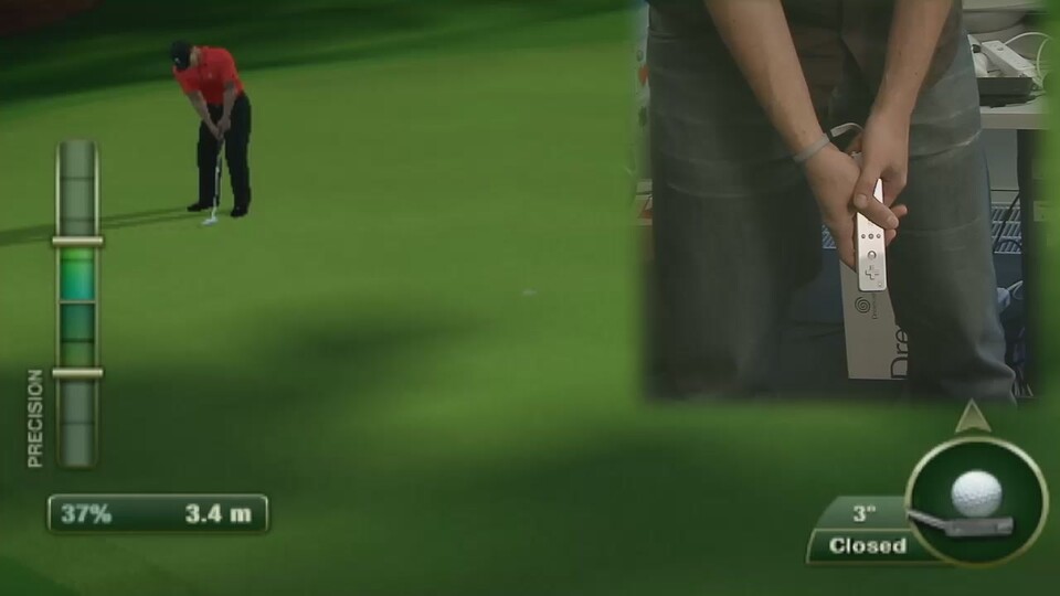 So präzise sich die Wii-Version von Tiger Woods PGA Tour 12 steuert...