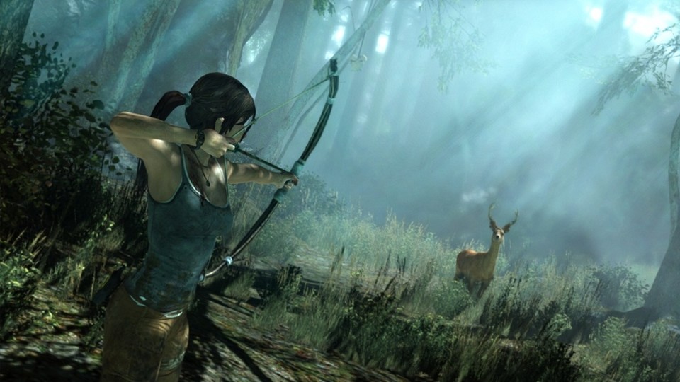 Die Jagd bringt Erfahrungspunkte, mit denen man Laras Fähigkeiten verbessert.