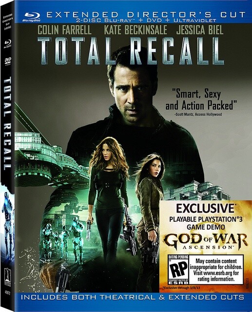 Die Demo von God of War: Ascension liegt der Blu-ray von Total Recall bei.