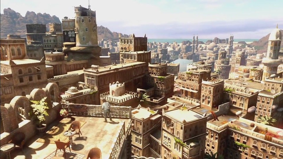 Wie detailverliebt die Entwickler zu Werke gingen, zeigt diese jemenitische Stadt.